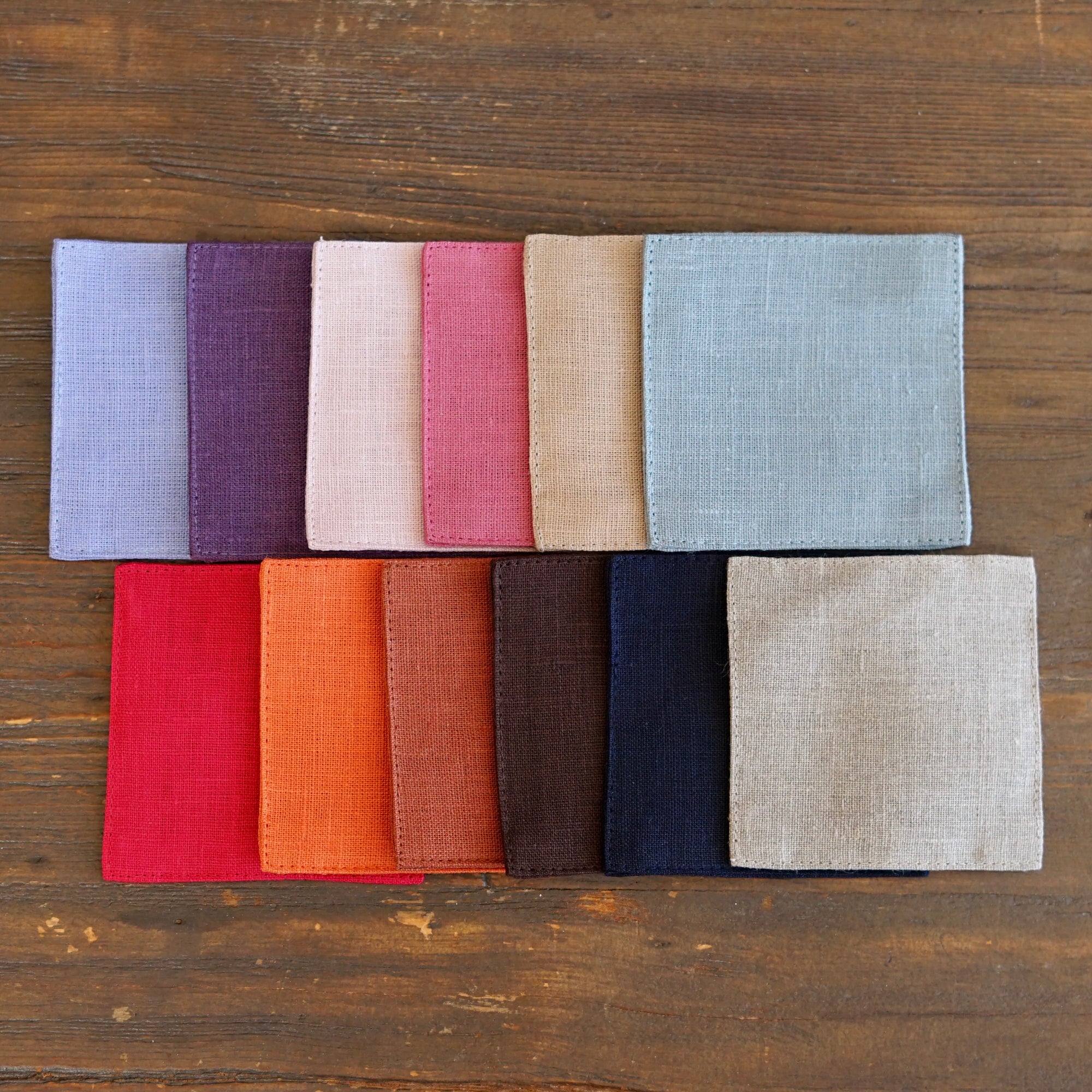 Linen Coaster Set of 12