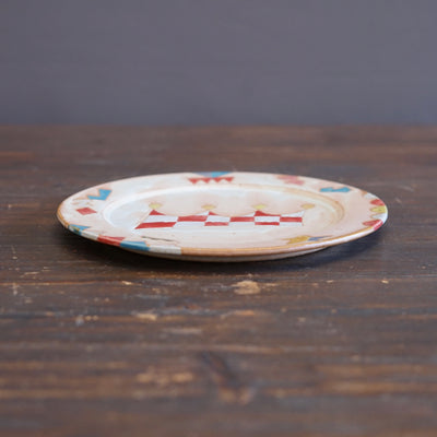 Checkered Circus Plate #KB19D