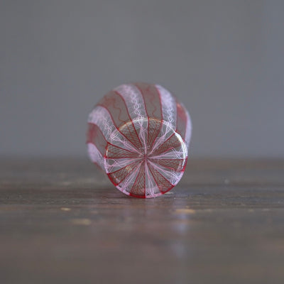 Pink Lace Glass Tumbler #U26i