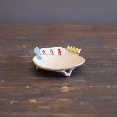 Hand Crafted Small Plate #KB21F