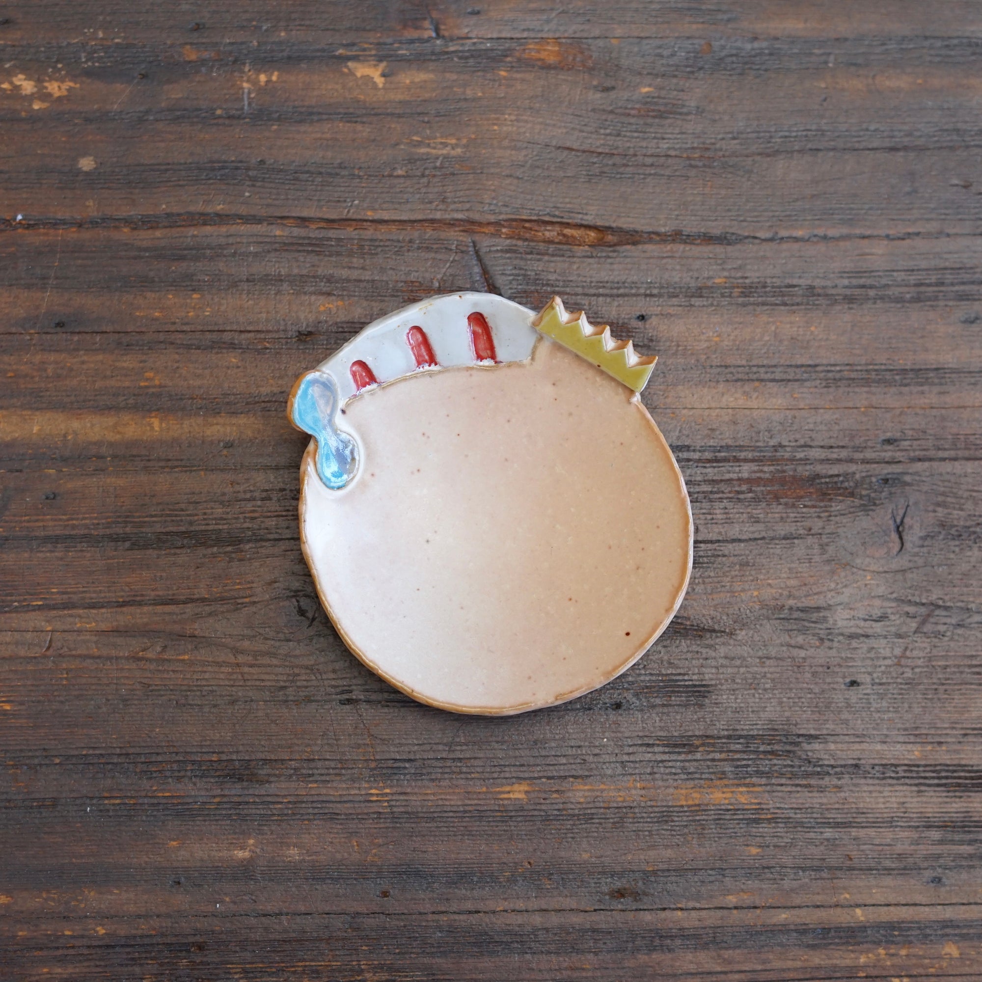 Hand Crafted Small Plate #KB21F