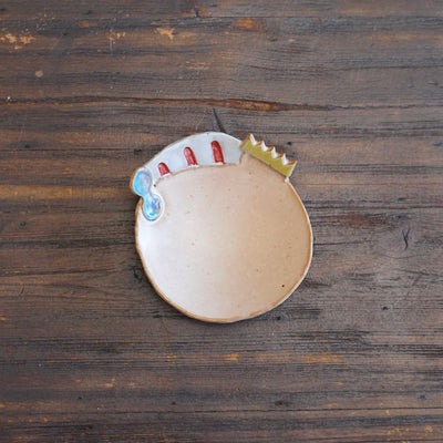 Hand Crafted Small Plate #KB21F