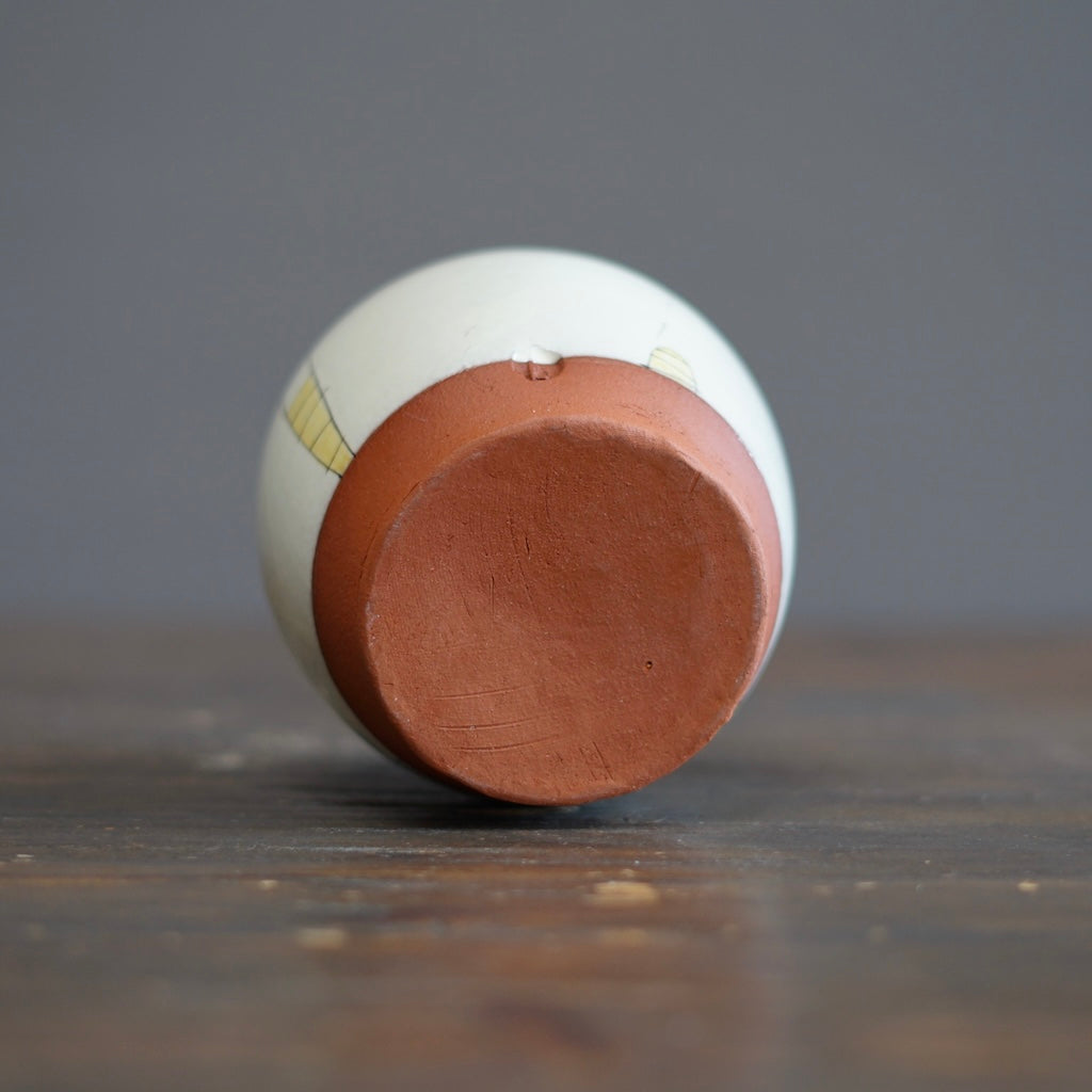 "Schematics" Globe Flower Vase #BB89A