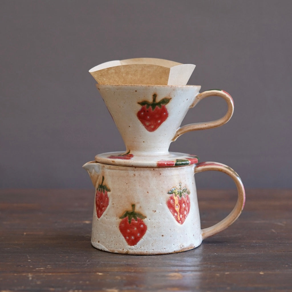 Strawberry Dripper and Server #KB13