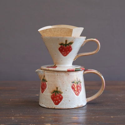 Strawberry Dripper and Server #KB13