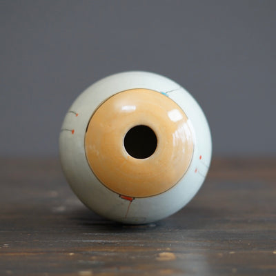 "Schematics" Globe Flower Vase #BB89C