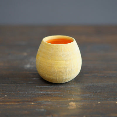 Yellow / Orange Extra Small Dino Vase #JT425A