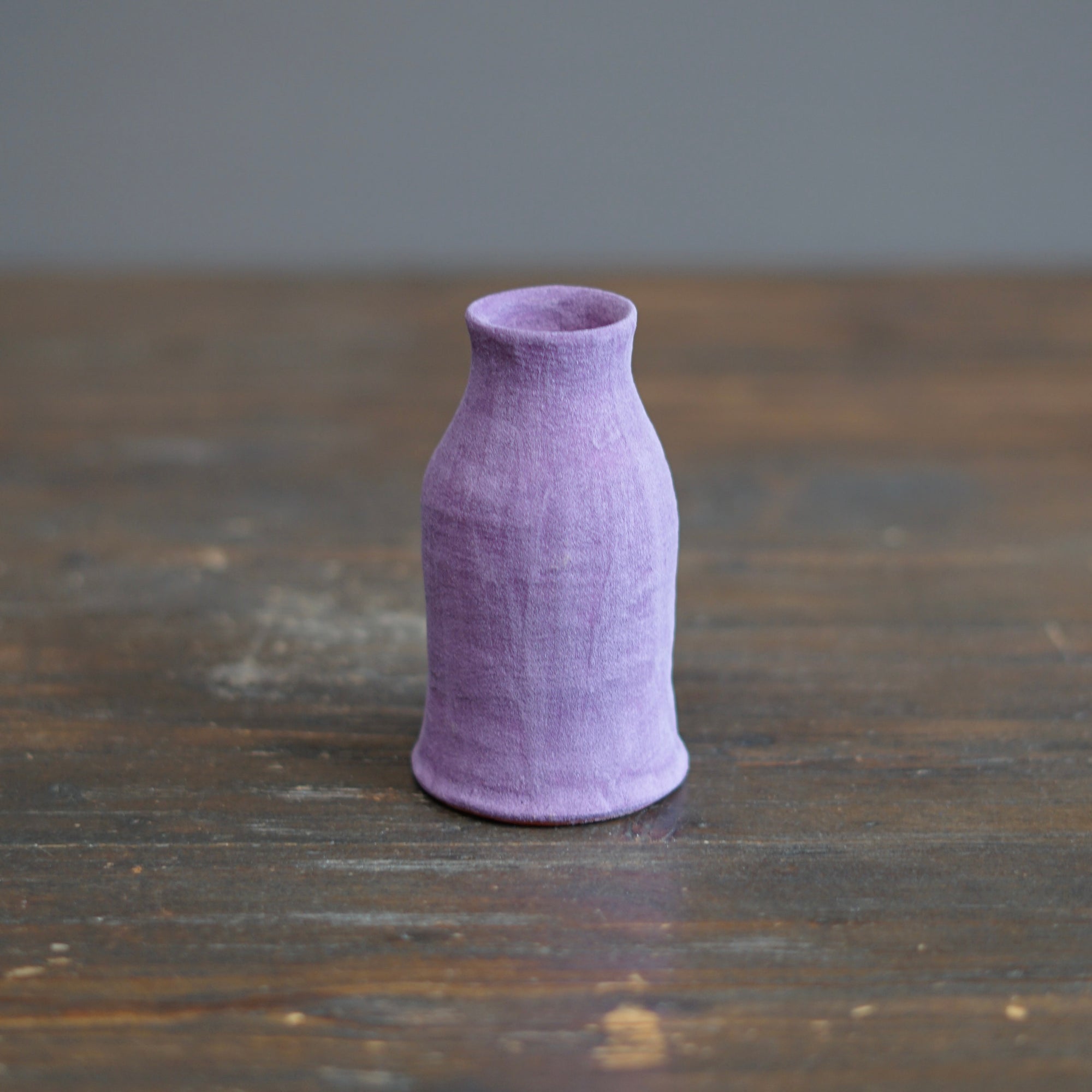 Lavender / Orange Mini Bottle Vase #JT427D