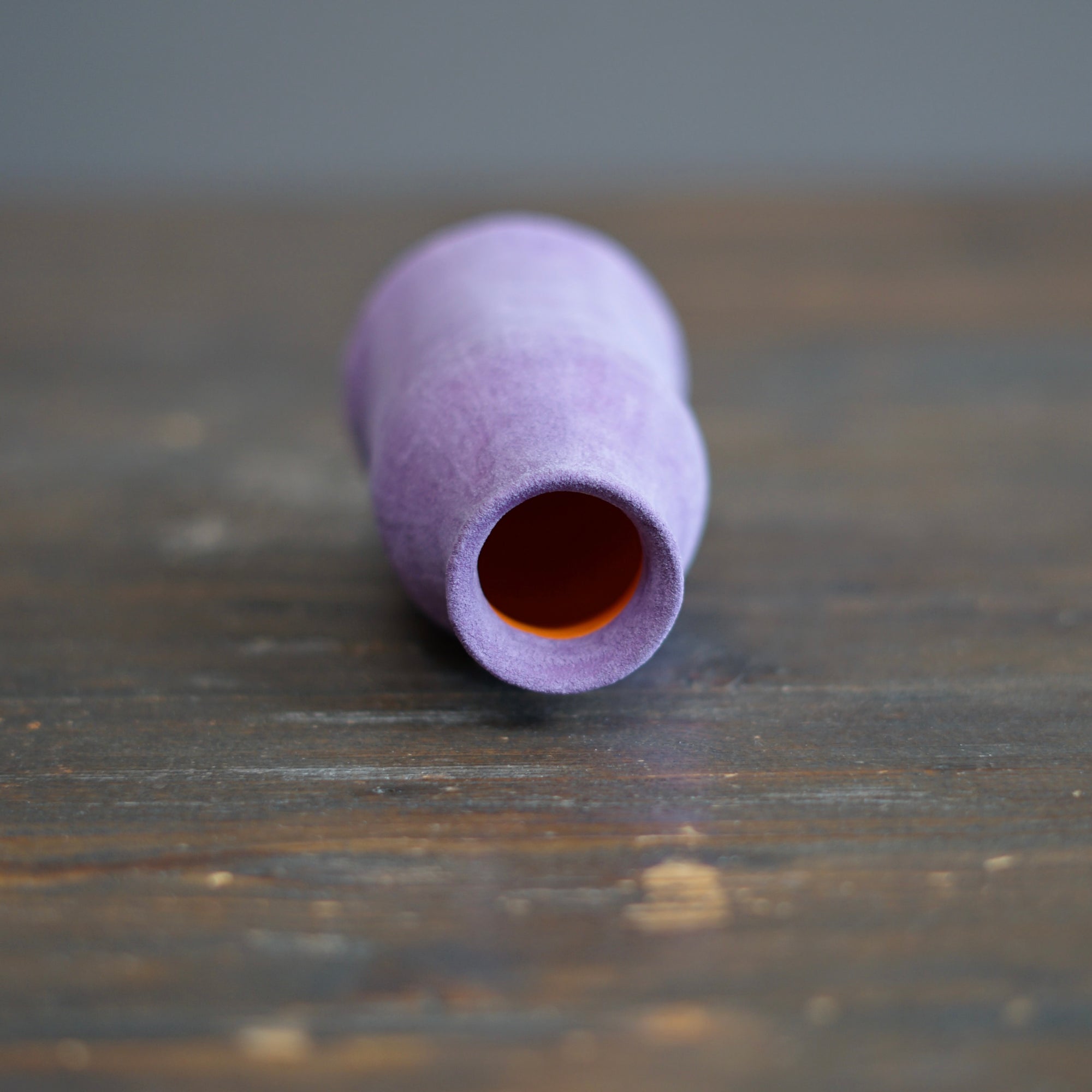 Lavender / Orange Mini Bottle Vase #JT427D