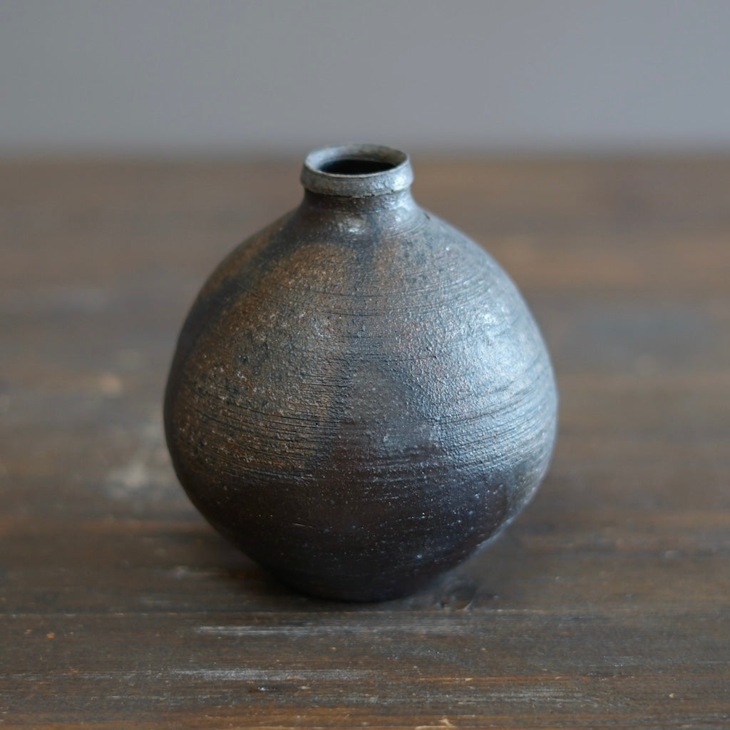 Wood Fired Flower Vase #SY737