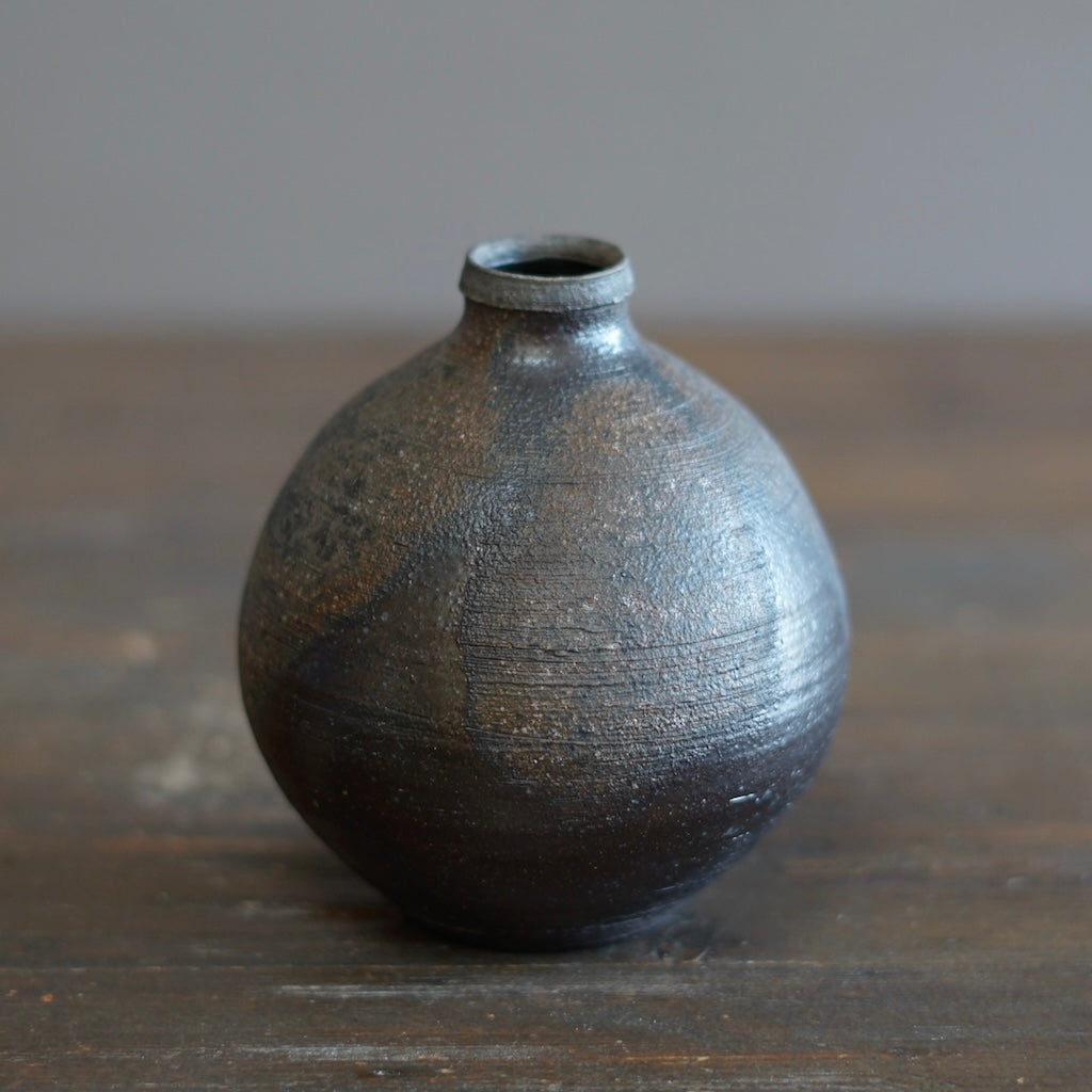 Wood Fired Flower Vase #SY737