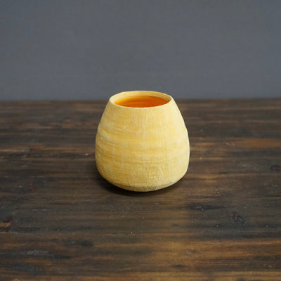 Yellow / Orange Small Dino Vase #JT361B