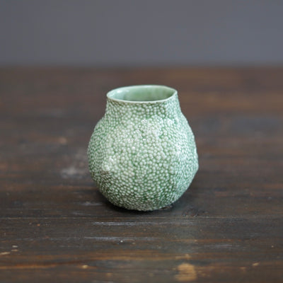 Green Caviar Small Flower Vase #LK873B