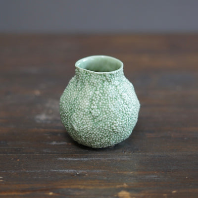 Green Caviar Small Flower Vase #LK873B