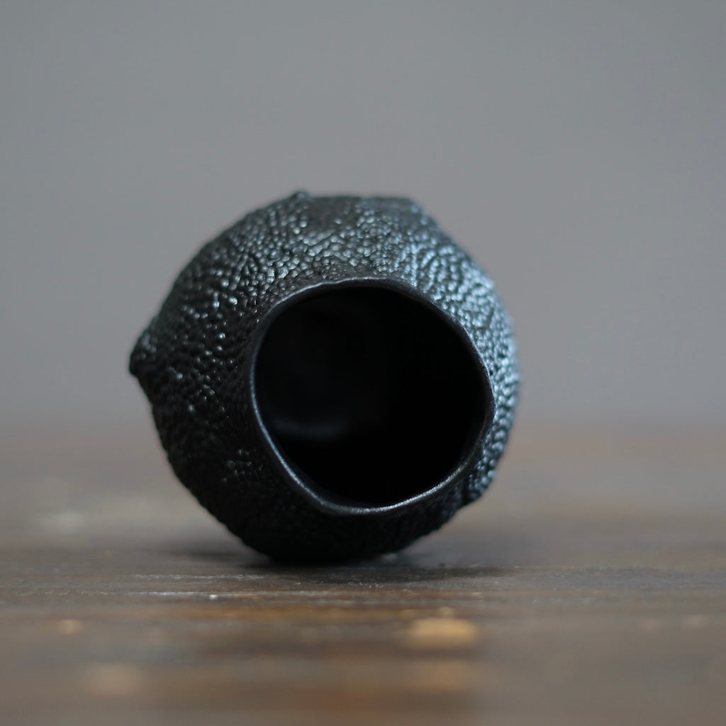 Black Caviar Small Flower Vase #LK873C