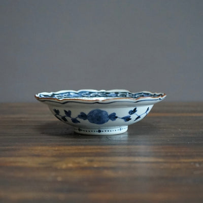 Peony King Shallow Bowl #Ki79B