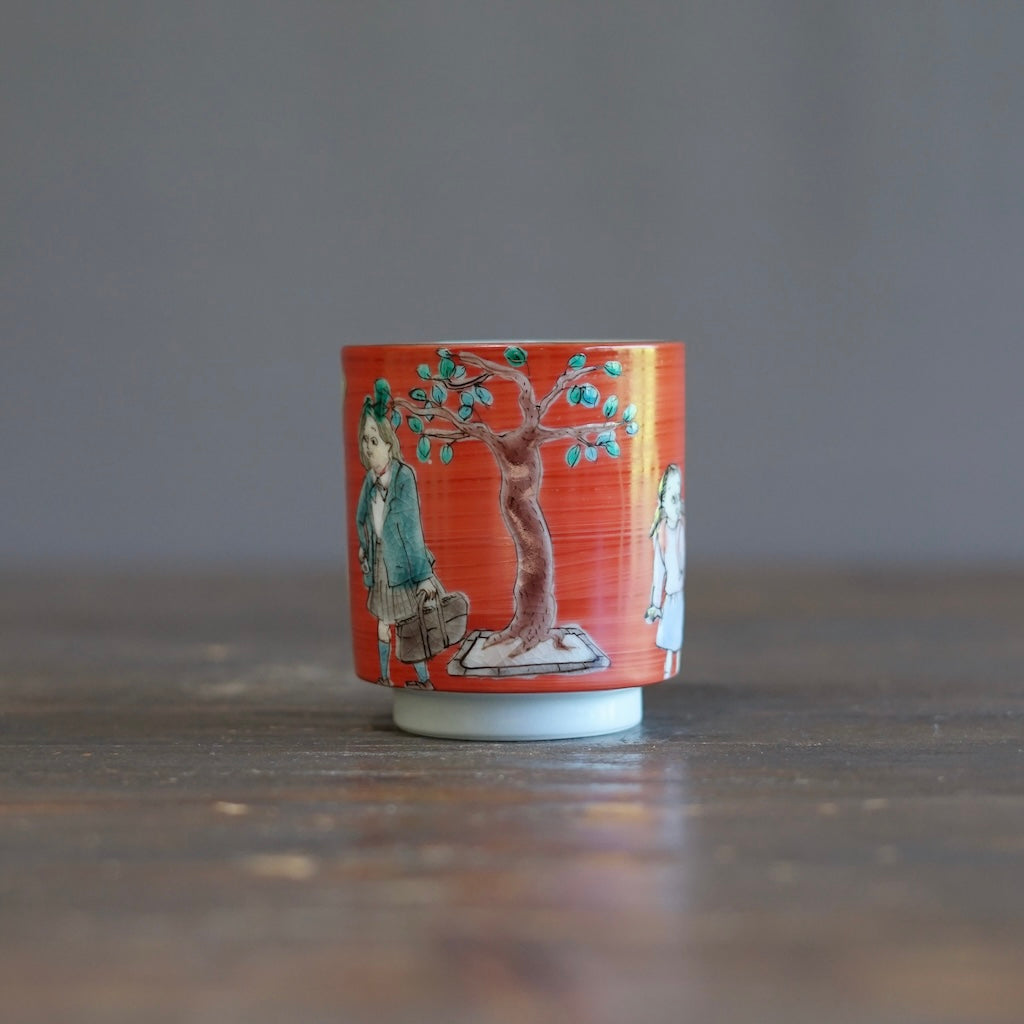 KUTANI-ISH YUNOMI Tea Cup #MA140E