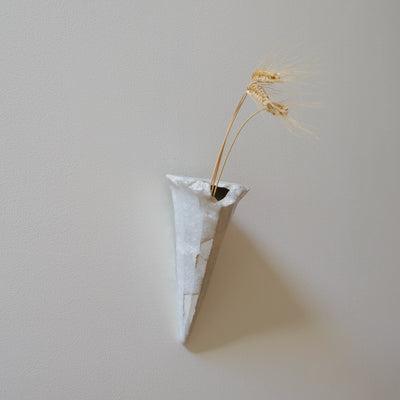 Thin Ice White Hanging Flower Vase #HTR41