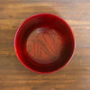 Large Red Noodle Bowl #F24-5