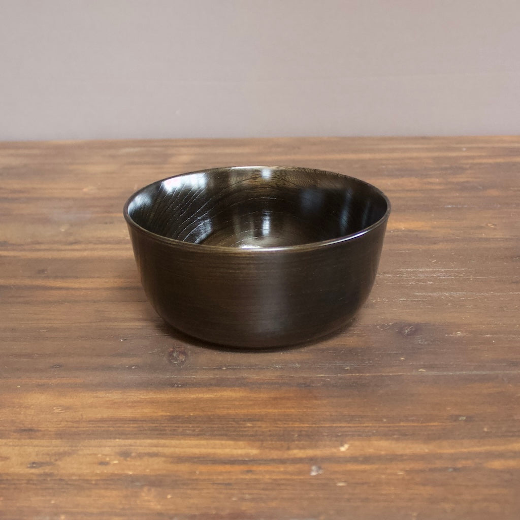 Large Black Noodle Bowl #F24-6