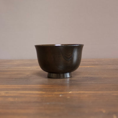 Black Lacquer Soup Bowl #E27-4