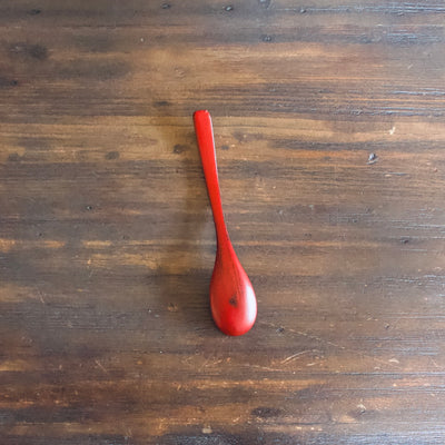 Red Dessert Spoon #E961