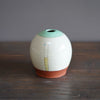 "Schematics" Globe Form Vase #BC57C