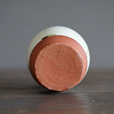 "Schematics" Globe Form Vase #BC57C