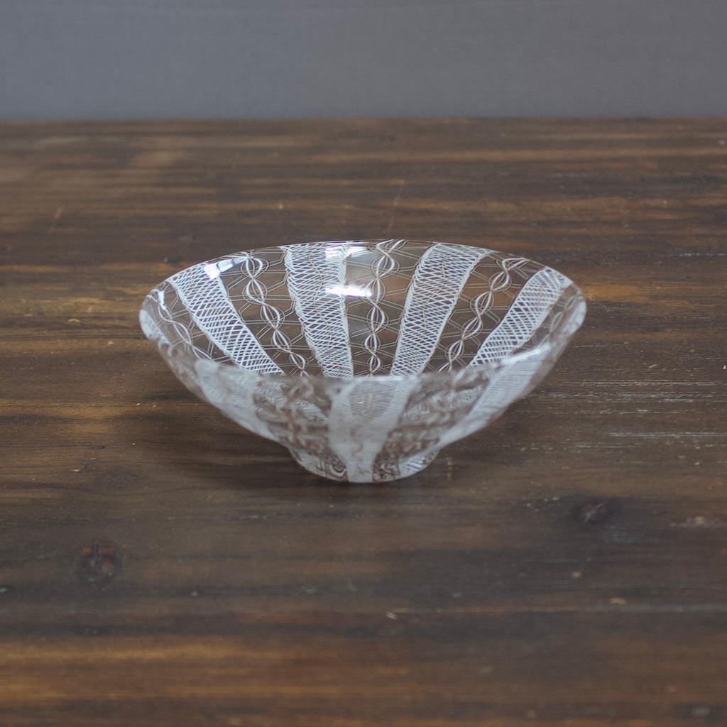 Lace Glass Dessert Bowl #U29A