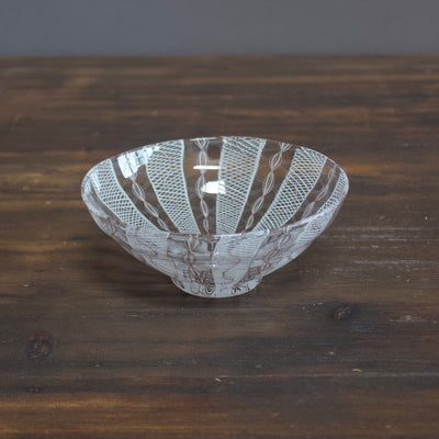 Lace Glass Dessert Bowl #U29B