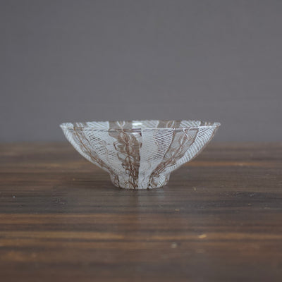 Lace Glass Dessert Bowl #U29D