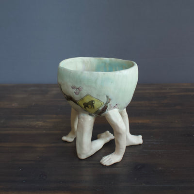 Wiggly Limbs Tea Bowl #MA86