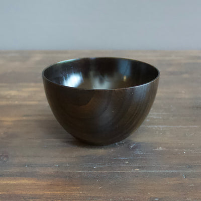 Black Lacquer TAMAYURA Soup Bowl #F20-10