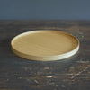 Small Ash Wood Circle Tray #C69-12