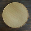 Large Ash Wood Circle Tray #C69-13