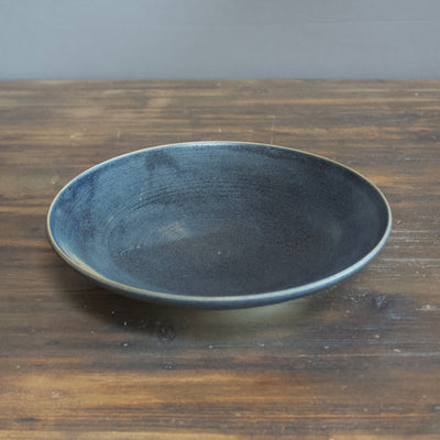 Navy Medium Shallow Bowl #KZ322C