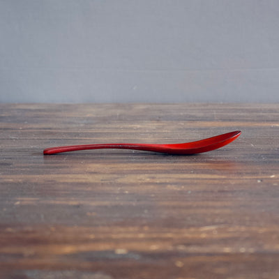 Red NEGORO Lacquer Soup Spoon #F9010