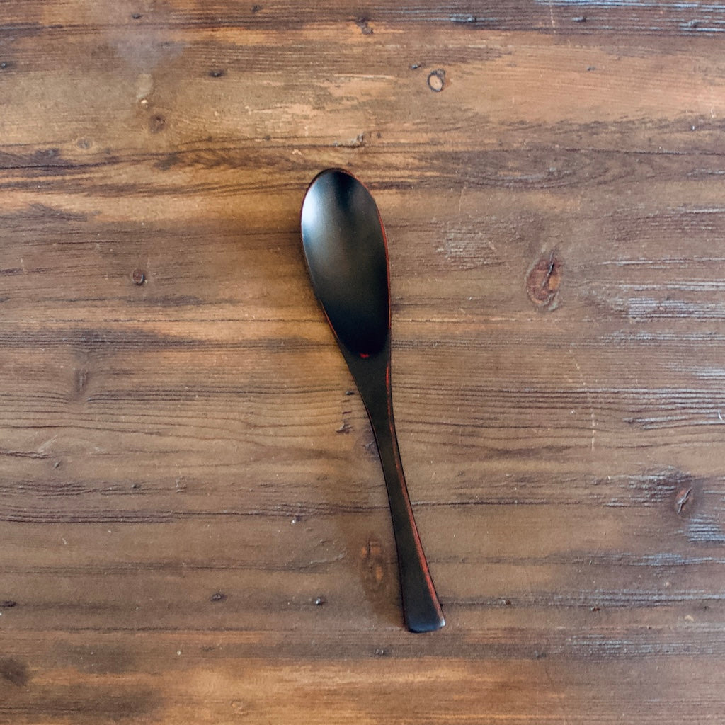 Black AKEBONO Soup Spoon #F9011