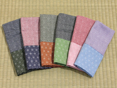 SAMEKOMON / ASAGATA Assorted Color set of 6 Dinner Napkin