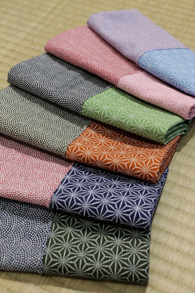 SAMEKOMON / ASAGATA Assorted Color set of 6 Dinner Napkin