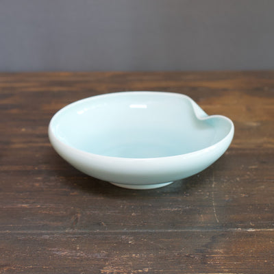 Blue Celadon Pushed Bowl #KG1