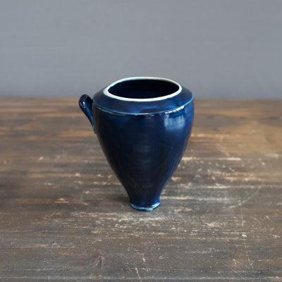 Navy Blue Hanging Flower Vase #HN121