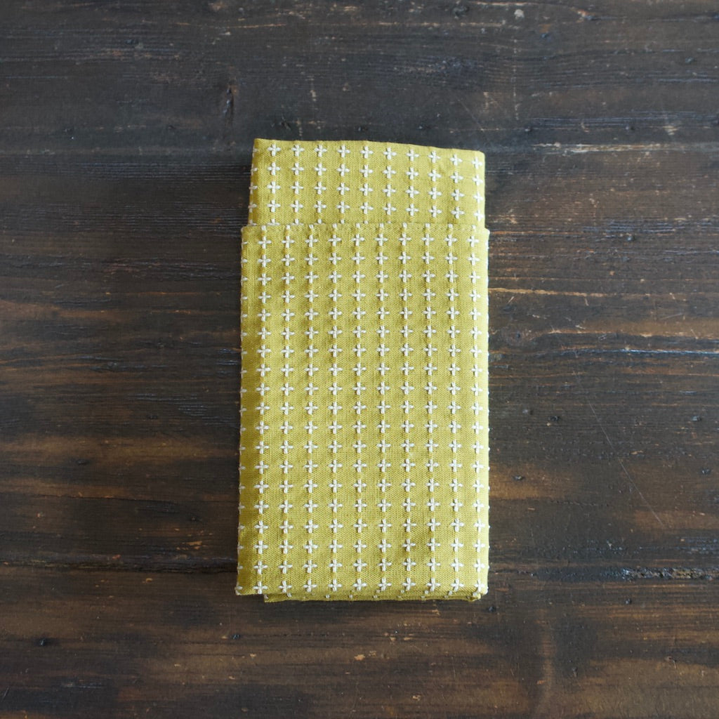 JUJISASHIKO Yellow Dinner Napkin
