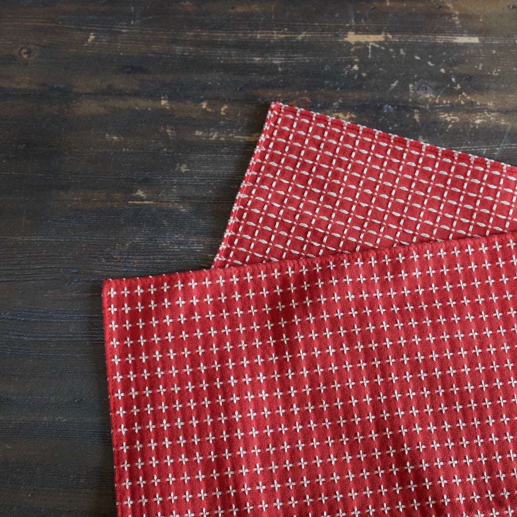 JUJISASHIKO Red Dinner Napkin