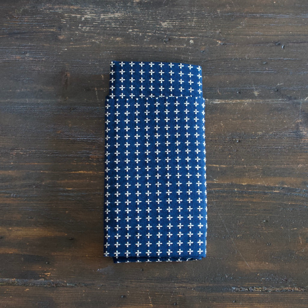 JUJISASHIKO Navy Blue Dinner Napkin