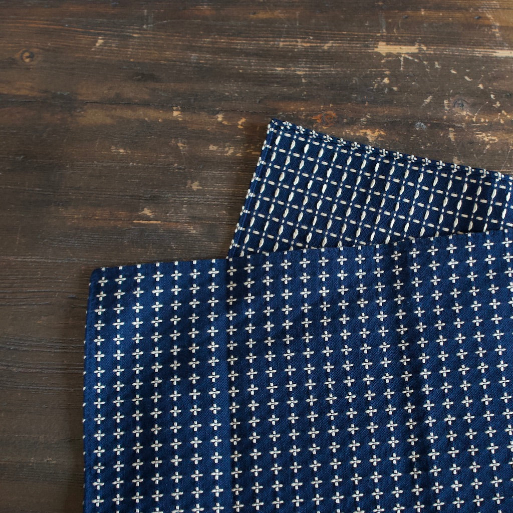 JUJISASHIKO Navy Blue Dinner Napkin