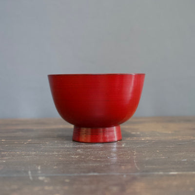 Lacquer Bowl Red #NN202 by Isaburo Kado