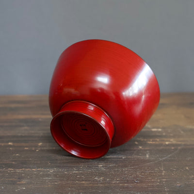 Lacquer Bowl Red #NN202 by Isaburo Kado