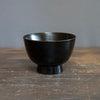 Lacquer Bowl Black #NN203 by Isaburo Kado