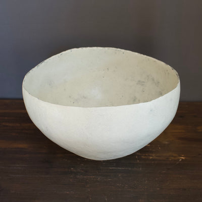 Extra Large White Bowl #NN204 by Takuya Yokoyama